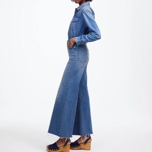 Madewell Wide-Leg Crop Jeans